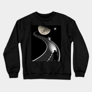 I`m going to the moon Crewneck Sweatshirt